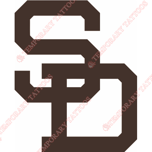 San Diego Padres Customize Temporary Tattoos Stickers NO.1845